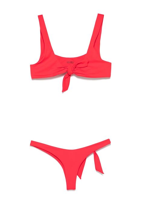 Red bow-detail bikini set The Attico - women THE ATTICO | 250WBC00007PAA094AA010